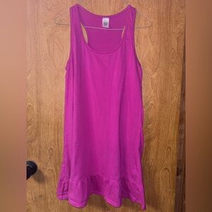 Vibrant Pink Sleeveless Dress